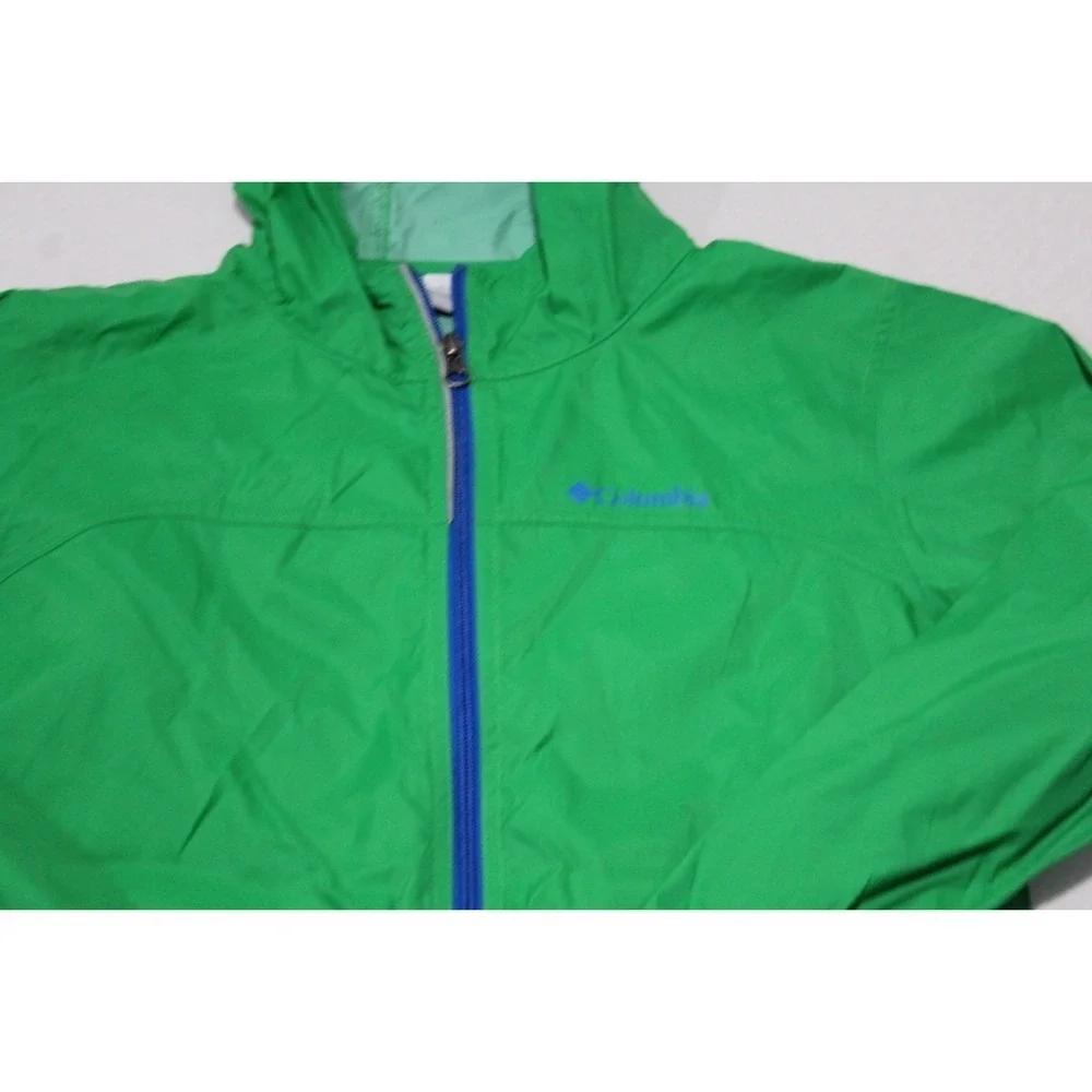 Columbia Kids Green Jacket Outdoor Windbreaker Size Large